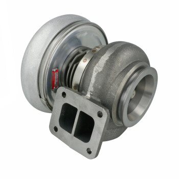Precision Turbo PT 7680 NEXT GEN turbocharger / ball bearing / T4 Twinscroll 1.28 A/R / ext. WG / V-Band outlet / SPORTSMAN-COVER / up to 1475 HP