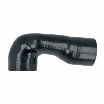90° Degree Cobra Head Silicone Elbow 2.5" / 63,5mm - black