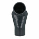 90° Degree Cobra Head Silicone Elbow 2.5" / 63,5mm - black