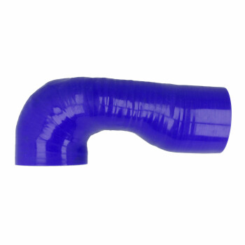 90° Degree Cobra Head Silicone Elbow 4.0" / 102mm - Blue