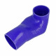 90° Degree Cobra Head Silicone Elbow 4.0" / 102mm - Blue