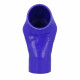 90° Degree Cobra Head Silicone Elbow 4.0" / 102mm - Blue