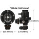DMR (direct mount fuel pressure regulator) -08 AN / Dash 8 ORB - black | 20-1623-00