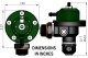 DMR (direct mount fuel pressure regulator) -08 AN / Dash 8 ORB - black