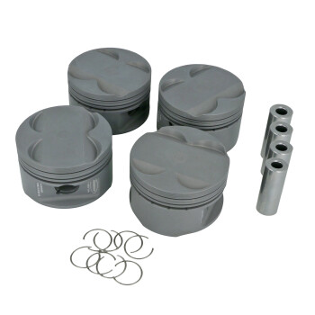 Piston set (4 items) for ACURA B18A/B Integra LS Non-VTEC (81,50mm, 9.6:1)
