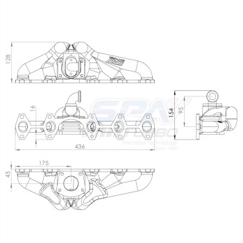 SPA Exhaust Manifold (OE Design) VW Transporter / Caravelle T5 2.5L TDI 2003-2009
