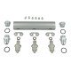 TurboZentrum fuel log 5-port collector kit for 3x WALBRO GSL392 fuel pumps