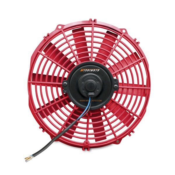 Electronic fan 12V Mishimoto 305mm / red