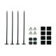 Fan Mount Kit Universal Mishimoto | MMFAN-MOUNT