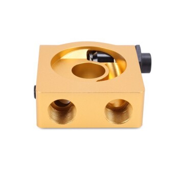 Oil Filter Adapter Plate with Rear-Mounted Thermostat -...