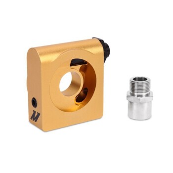 Oil Filter Adapter Plate with Rear-Mounted Thermostat -...