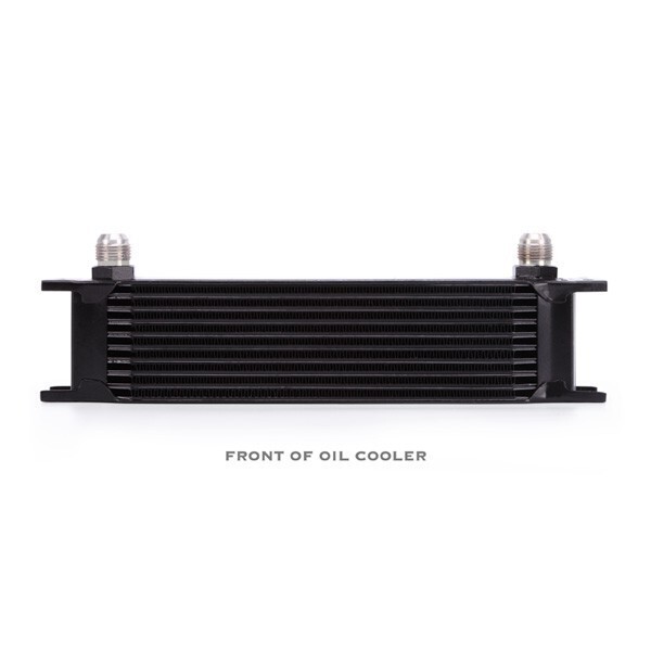 Oil Cooler Kit Mishimoto / Universal / 10 Row / Black