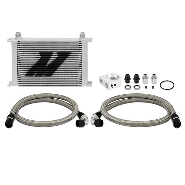 Oil Cooler Kit Mishimoto / Universal / 25 Row / Silver