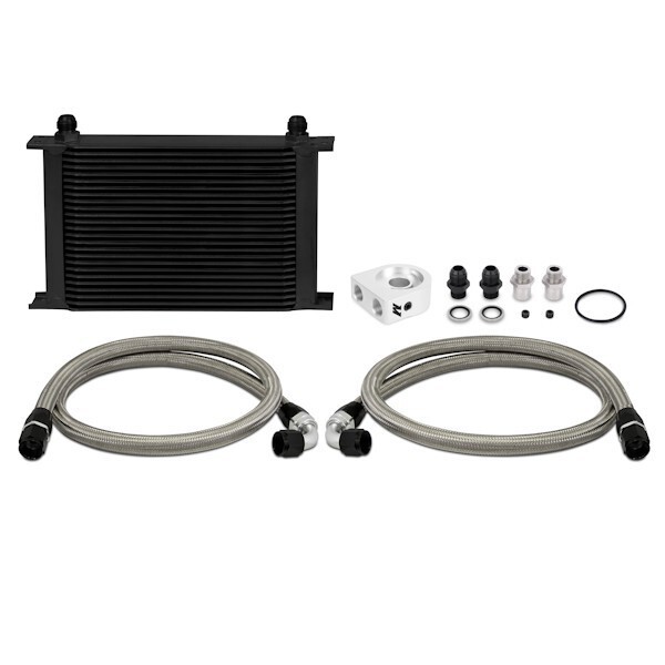 Oil Cooler Kit Mishimoto / Universal / 25 Row / Black