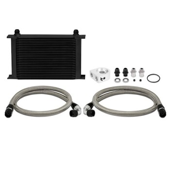 Oil Cooler Kit Mishimoto / Universal / 25 Row / Black