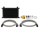 Thermostatic Oil Cooler Kit Mishimoto / Universal / 25 Row / Black | MMOC-UHTBK