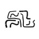 Silicone Ancillary Hoses Mishimoto Subaru WRX / WRX STI / 04-07 / Black | MMHOSE-SUB-ANC4BK