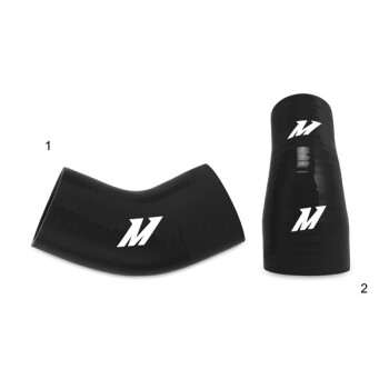 Lower Intercooler Pipe Kit Mishimoto Mitsubishi Lancer Evolution 7/8/9 / 01-07 / Black | MMICP-EVO-01LBK