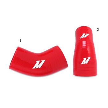 Lower Intercooler Pipe Kit Mitsubishi Lancer Evolution 7/8/9 / 01-07 / Red | MMICP-EVO-01LRD