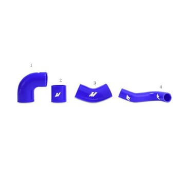 Upper Intercooler Pipe Kit Mitsubishi Lancer Evolution 7/8/9 / 01-07 / Blue | MMICP-EVO-01UBL