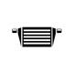 Performance Intercooler Mitsubishi Lancer Evolution X / 08+ / Black | MMINT-EVO-10XB