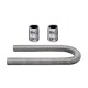 Universal Flexible Radiator Hose Kit Mishimoto / 914mm / chrome | MMAH-U36C