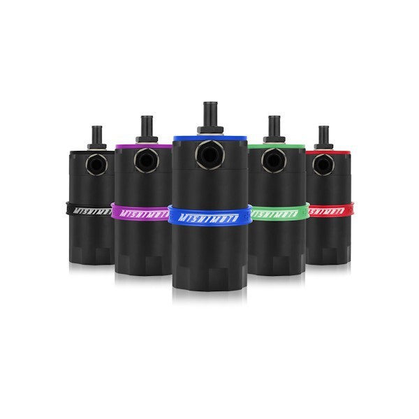 Oil Catch Can with Oil Barrier Mishimoto / blue