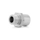 Sandwich Plate Oil Filter Screw Adapter Mishimoto Stainless Steel / 3/4" -16UNF | MMSPA-3416