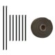 Heat wrap Mishimoto roll with stainless locking tie set / 51mm x 10,6m | MMTW-235