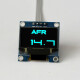 OLED digital single AFR (Air fuel Ratio 10 - 20) gauge // extra large digits - blue