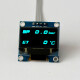 OLED 0.96" digital dual gauge incl. sensor - blue