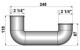 SPA Turbo Alubogen  2x 90° / 180° 57mm Durchmesser