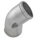 SPA Turbo 45° Alubogen eng mit 57mm Durchmesser