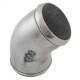 SPA Turbo 45° Alubogen eng mit 70mm Durchmesser
