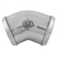 SPA Turbo 45° Alubogen eng mit 76mm Durchmesser