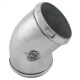 SPA Turbo 45° Alubogen eng mit 76mm Durchmesser