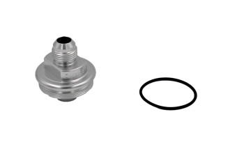 Fuel Filter Outlet Cap, -10AN / Dash 10 Clear | Fuelab