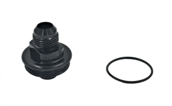 Fuel Filter Outlet Cap, -12AN / Dash 12 Black | Fuelab