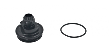 Fuel Filter Inlet Cap, -10AN / Dash 10 Black | Fuelab