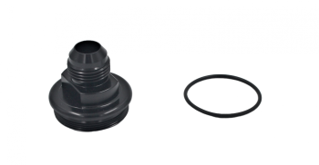 Fuel Filter Inlet Cap, -12AN / Dash 12 Black | Fuelab