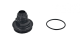 Fuel Filter Inlet Cap, -12AN / Dash 12 Black | Fuelab