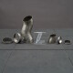 90° Pie Cut with Spigot - Norm 2 - Angle Segment 9°/12.5°/15° - Stainless Steel