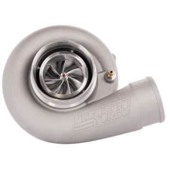 Precision Turbo PT 6870 NEXT GEN REVERSE turbocharger / ball bearing / V-Band (T4-Size) 0.96 A/R / ext. WG / V-Band outlet / H-COVER / up to 1200 HP