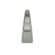 90° Stainless Pie Cut with Spigot 70mm x 1.5 - Kit