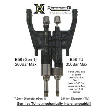 Xtreme-DI BMW M140i, M240i, X540i, X340i, 340i, 440i etc. 6 Zyl. DI-Injektor High Pressure Fuel Injector +40% (200 Bar)