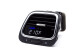 P3 V3 OBD2 - VW EOS / Scirocco Gauge (2007-2017) RHD, Scirocco R, Blue bars / White digits, Pre-installed in OEM Vent (SILVER TRIM)