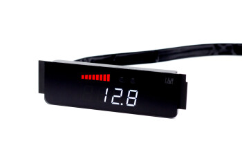 P3 Analog Gauge - VW Golf Mk5 (2005-2009) LHD, Red bars /...
