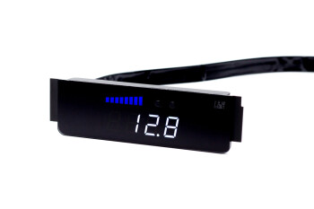 P3 Analog Gauge - VW Golf Mk5 (2005-2009) RHD, Blue bars...