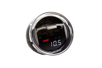 P3 Analog Gauge - Ford F-150 (2009-2014) , Red Bars /...