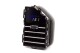 P3 Analog Gauge - Ford F-150 (2015-2020) LHD, Pre-installed in OEM Vent (SILVER SLATS)